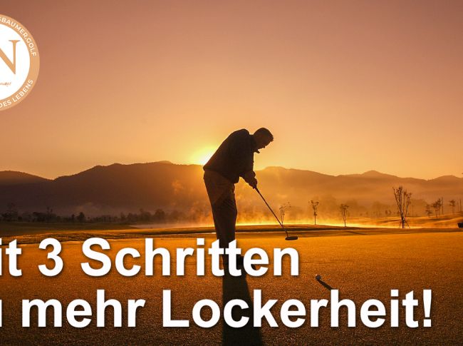 Mit 3 einfachen Schritten zu mehr Lockerheit!