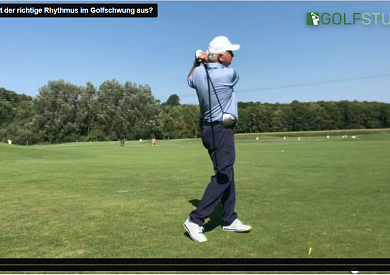 Wie sieht der richtige Rhythmus im Golfschwung aus?