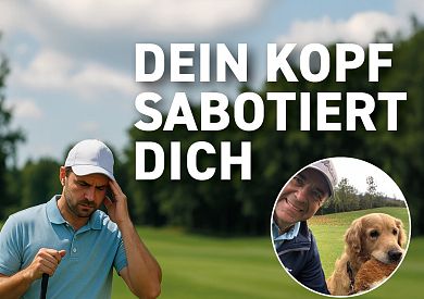 Hast du auch schon erlebt, dass dein Selbstvertrauen im Golf genau dann versagt, wenn es am wichtigsten wäre? ⛳